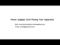 IEC60335-1 Figura 8 Control del PLC del aparato de ensayo de flexión del cable de alimentación