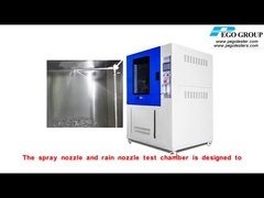 La cámara de ensayo para lluvia JISD0203