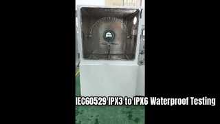 Cámara de prueba integral de impermeabilidad IPX3 a IPX6
