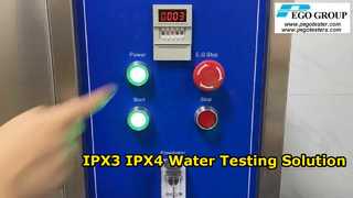 Aparato de prueba de lluvia IEC60529 IPX3 e IPX4 con boquilla rociadora portátil