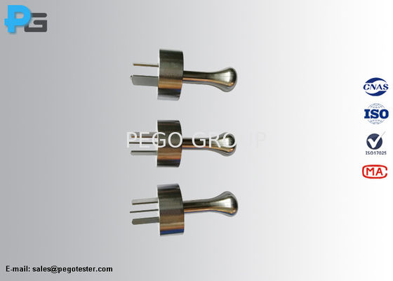 Three-Pin Test Plugs for Abnormal Insertion Test of Socket-Outlets as Per AS/NZS 3112 Annex D