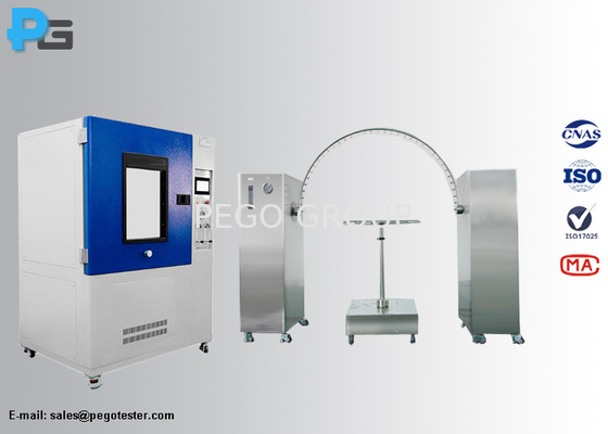 IEC 62196-1 Máquina de ensayo de la impermeabilidad de los tubos oscilantes IPX3 y IPX4 para vehículos eléctricos