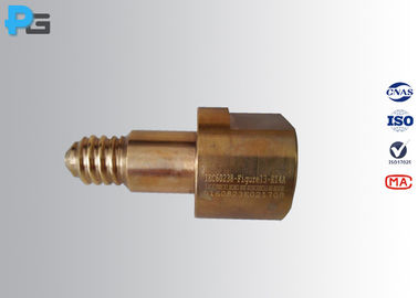 Indicador durable E14, certificación del casquillo de la lámpara del indicador de enchufe del hilo CNAS