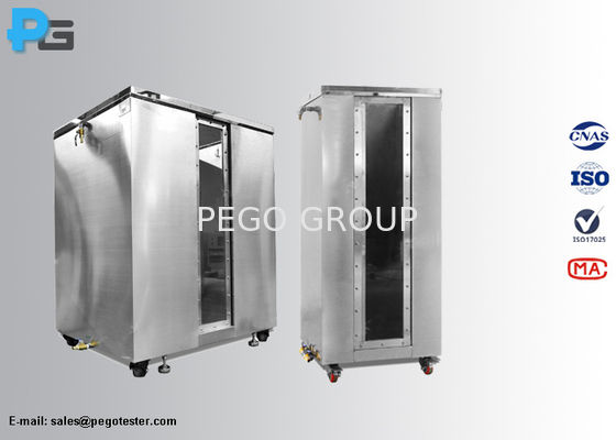 Se aplicará el método de ensayo de la norma IEC 60529.2.7 Máquina de ensayo IPX7 para la protección de la entrada del tanque de agua