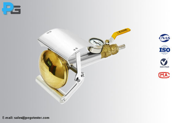 Equipo de prueba de cobre amarillo del IP del dispositivo de bolsillo de la boca de espray IEC60529